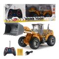 166-169 Remote Control Engineering Vehicle Excavator Remote Control Bulldozer Digging Children's Toy Model Car