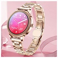 Female Smartwatch with Heart Rate AK38 - Gold