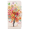 Glam Series OnePlus Nord CE 2 Lite 5G Wallet Case - Flowering Tree / Colorful
