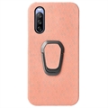 Sony Xperia 10 IV Honeycomb Pattern Case with Ring Holder