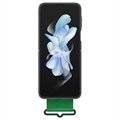 Samsung Galaxy Z Flip4 5G Silicone Cover with Strap EF-GF721TBEGWW - Black