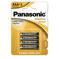 Panasonic Alkaline Power LR03/AAA Batteries - 4 Pcs.