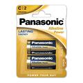 Panasonic Alkaline Power LR14/C Batteries - 2 Pcs.