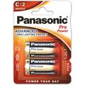 Panasonic Pro Power LR14/C Alkaline Batteries - 2 Pcs.