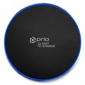 Prio Universal Fast Wireless Charger - 15W - Black