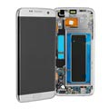 Samsung Galaxy S7 Edge Front Cover & LCD Display GH97-18533B - Silver Titanium