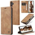 Samsung Galaxy A55 Caseme 013 Series Wallet Case - Brown