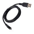 Universal USB-A / MicroUSB Cable - 1m - Black