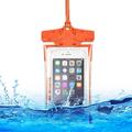 Universal Waterproof Case w. Touch Support - 6.3" - Orange