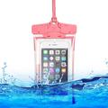 Universal Waterproof Case w. Touch Support - 6.3" - Pink