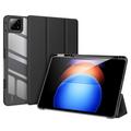 Xiaomi Pad 6S Pro 12.4 Dux Ducis Toby Tri-Fold Smart Folio Case - Black