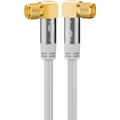 Goobay Angled Antenna Cable - 135dB - 5m - White