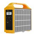 Eg013Li 100W 76.8Wh Portable Power Station with Foldable Solar Panel - Yellow