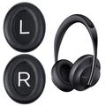 1 Pair Replacement Protein Leather Earpads Ear Cushions Ear Pads for Bose 700/NC700 Bluetooth Headphone - Black