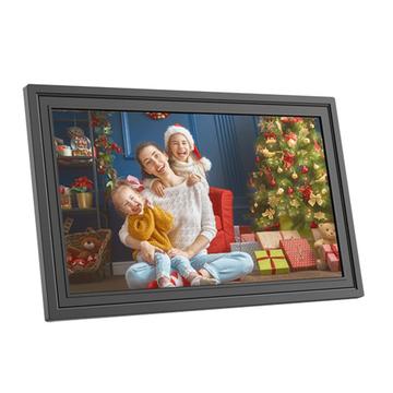 10.1" WiFi Digital Photo Frame with Touch Control - 16GB Storage - Black