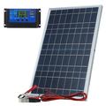 10W Solar Panel Battery Charger Kit with 10A Charge Controller for Gate Openers