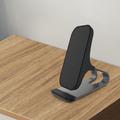 15W Qi Wireless Charger Mobile Phone Desk Fast Charging Stand for iPhone Samsung