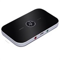 2-in-1 Bluetooth 5.0 Audio Transmitter / Receiver B6 - Black