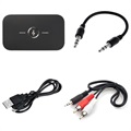 2-in-1 Bluetooth 5.0 Audio Transmitter / Receiver B6 - Black