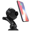 2-in-1 Car Holder & Qi Wireless Charger W5F - 15W - Black