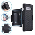 2-in-1 Detachable Samsung Galaxy S10 Sports Armband - Black