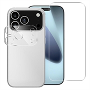 iPhone 18 Pro 2-in-1 Set Tempered Glass Screen Protector & Camera Lens