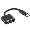 2-in-1 USB Type-C / 3.5mm Charging & Audio Adapter
