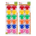 24 Pcs. Multicoroled Mini Round Magnets for Whiteboard and Office Use - 30mm