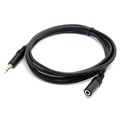 3.5mm Stereo Audio Extension Cable - Male to Female - 3m - Black