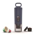 3-in-1 Portable Espresso Machine with Nespresso/DolceGusto capsules, and Coffee Powder - Black