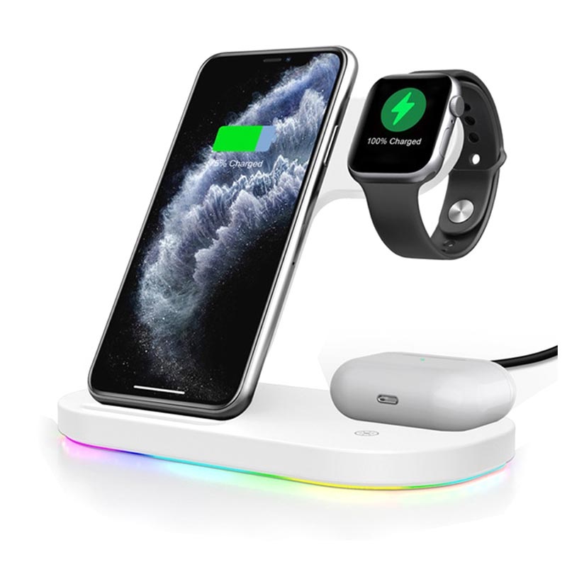 Wireless charging station iPhone Airpods Apple Watch