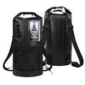 30L Waterproof Backpack with Clear Touch Pocket for Phone - Black