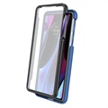 360 Protection Series Motorola Edge 30 Pro Case - Blue / Clear