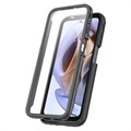 360 Protection Series Motorola Moto G51 5G Case - Black / Clear