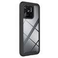 360 Protection Series Xiaomi Redmi 10C Case - Black / Clear