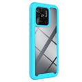 360 Protection Series Xiaomi Redmi 10C Case - Baby Blue / Clear