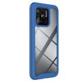 360 Protection Series Xiaomi Redmi 10C Case - Dark Blue / Clear