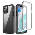 iPhone 12/12 Pro 360 Protection Series Case - Black / Clear