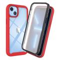 360 Protection Series iPhone 14 Max Case - Red / Clear