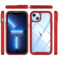 360 Protection Series iPhone 14 Max Case - Red / Clear
