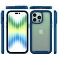 360 Protection Series iPhone 14 Pro Case - Dark Blue / Clear