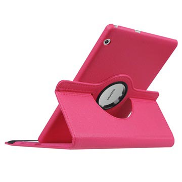 Huawei MediaPad T3 10 Rotary Folio Case - Hot Pink