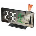 3618LW LED Mirror Projection Clock - Black