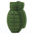 Silicone 3D Grenade Shape Ice Cube Tray - Green