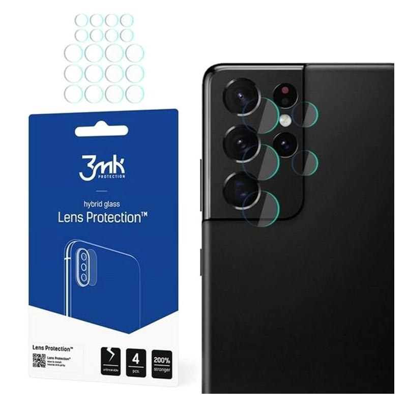 3mk Hybrid Samsung Galaxy S21 Ultra 5g Camera Lens Protector 4 Pcs 3mk Hybrid Samsung Galaxy S21 Ultra 5g Camera Lens Protector 4 Pcs