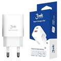 3MK HyperCharger 20W Quick Charger - USB-C, USB-A - White