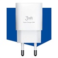 3MK HyperCharger 20W Quick Charger - USB-C, USB-A - White