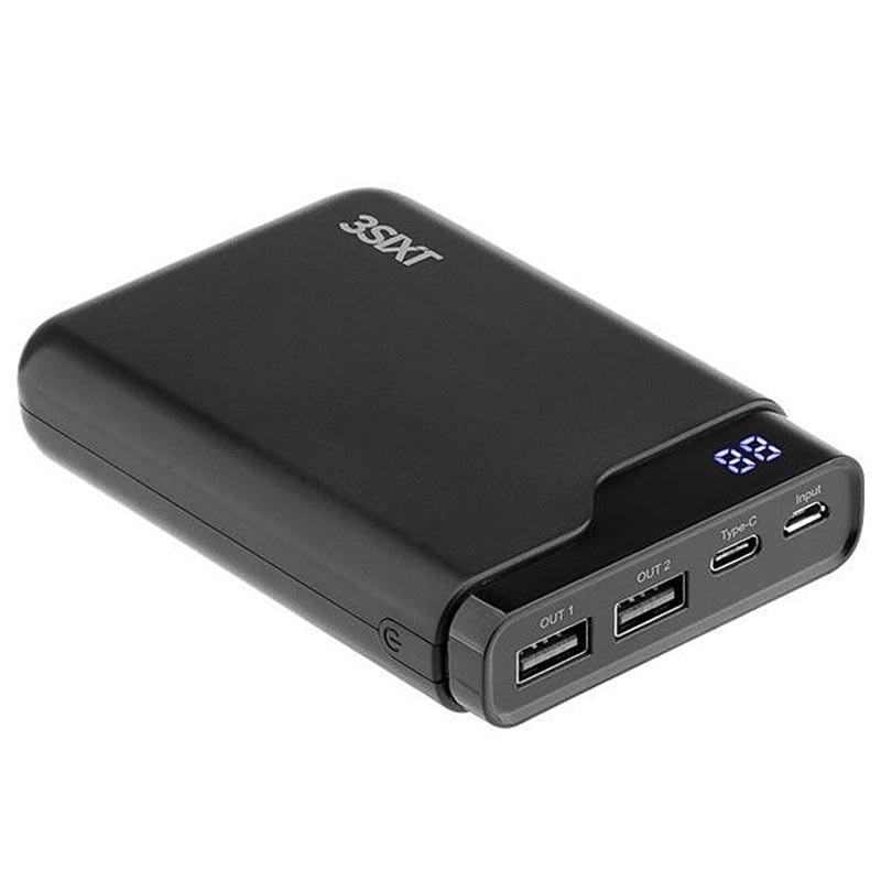 3sixt Jetpak 3s 1498 Power Bank 10000mah Black