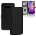 3Sixt NeoWallet 2-in-1 Samsung Galaxy S10 Leather Case - Black