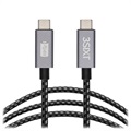 3Sixt USB 3.1 Type-C Cable - 1m - Black / Silver